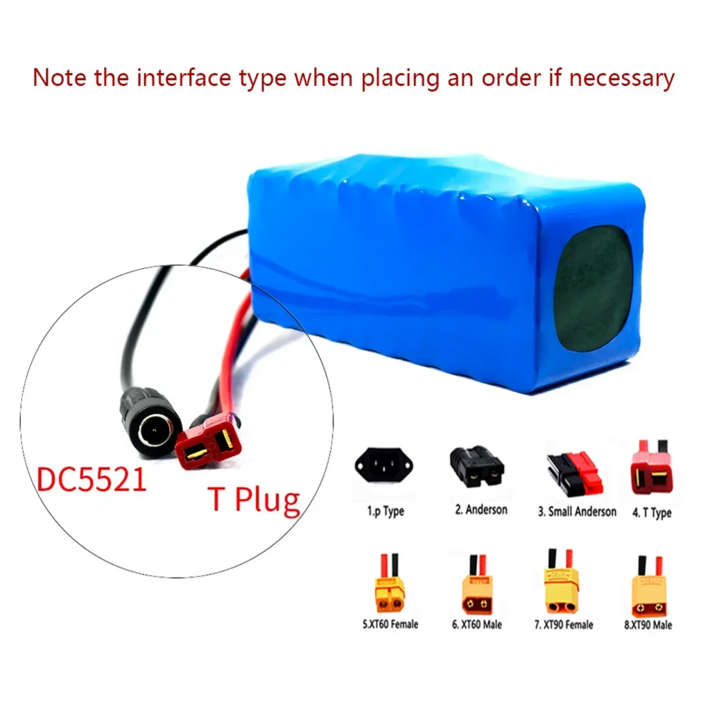 10S4P Electric Scooter 100Ah 36V Lithium Battery 18650 Battery Pack 36V 100Ah Electric Scooter Electric Scooter Battery 36V