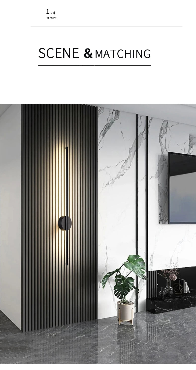 Modern Wall Light Original LED Room Decoration Bedroom Living Room Lights For TV Wall Home Appliances Simple Lighting Fixtures