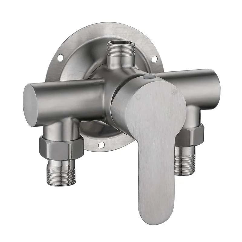 304 Stainless Steel Shower Faucet Hot And Cold Water Mixer Valve Sinlge Handle Wall Mounted Bathtub Faucet G1/2 for Water Heater