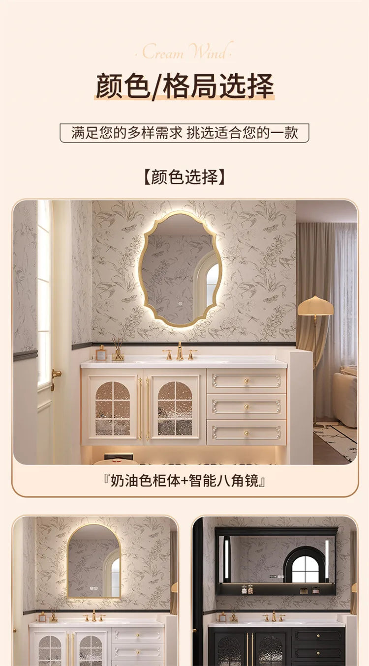 Storage Drawers Bathroom Cabinet Interior Dividers Mirror White Bathroom Cabinet Shelving Modern Badkamer Meubel Accessories