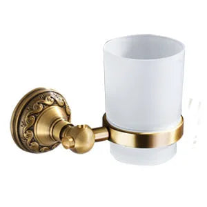 . Antique Brass Aluminium Bathroom Accessories Set,Robe hook,Paper Holder,Towel Bar,Soap Basket,Bathroom Fitting