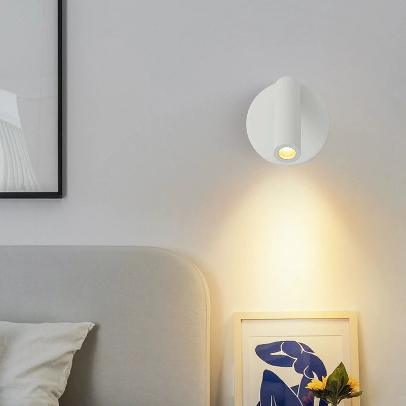 Hotel wall lamps, bedroom bedside with switch，LED exposed Staircase spotlights, ambient lights, lighting lamps and reading lamp