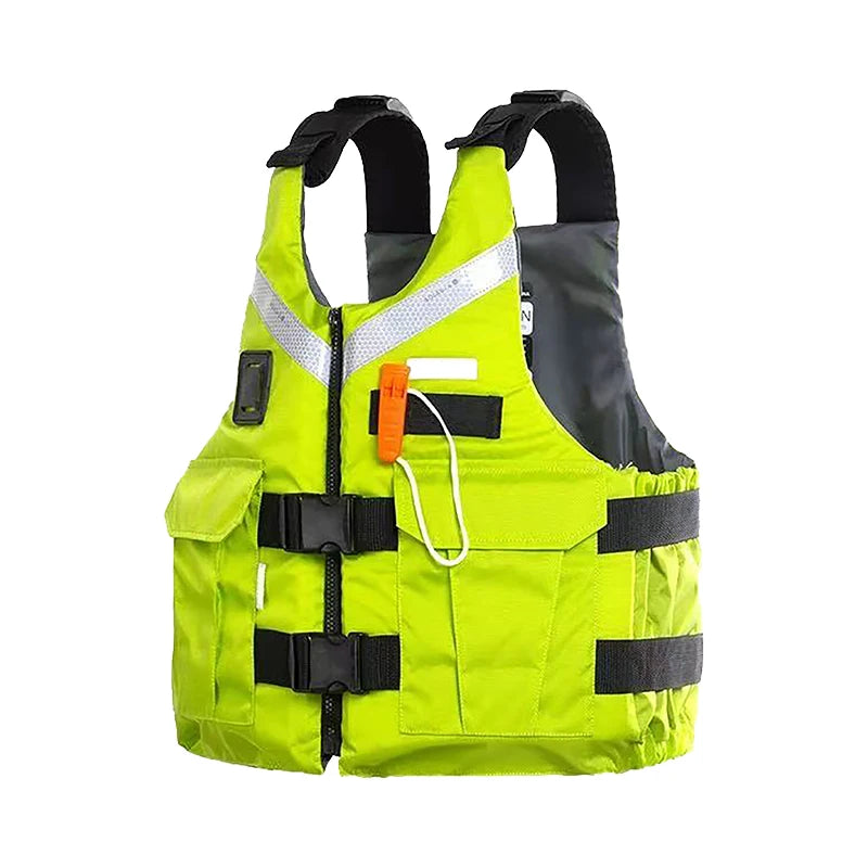 Impact Vest Life Jacket for Adults, Water Sports Life Vests, Surf Lifeguard, Kayaking and Water Sports, Size XXL for 110 kg
