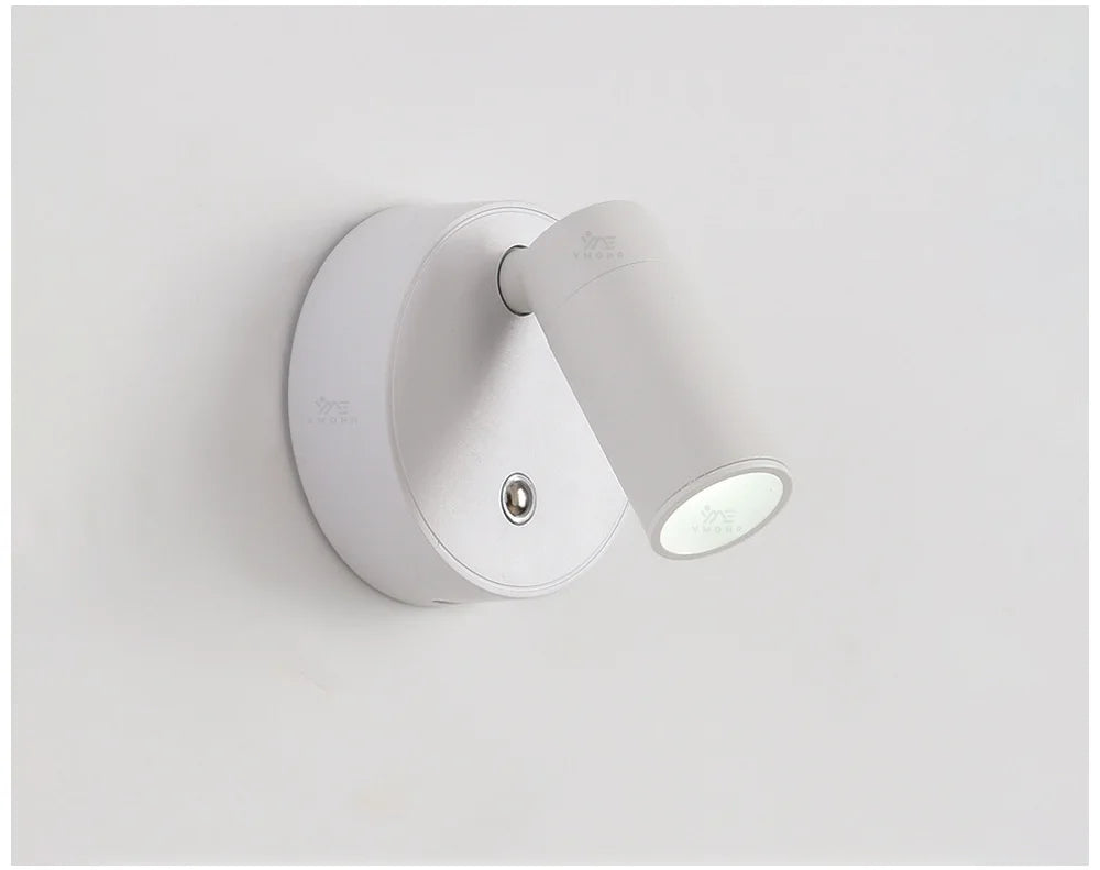 Dual Intelligent Control LED Light Magnetic USB Rechargeable Wall Lights Spotlight Stepless Dimmable Corridor Lamp Bedside Lamp