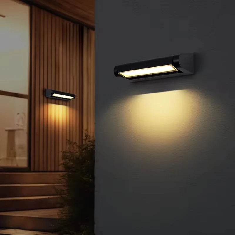 Outdoor Wall Lamps IP65 Waterproof LED Adjustable Angle Aluminum Wall Lights Garden Patio Doorway Home Minimalist Decor Lighting