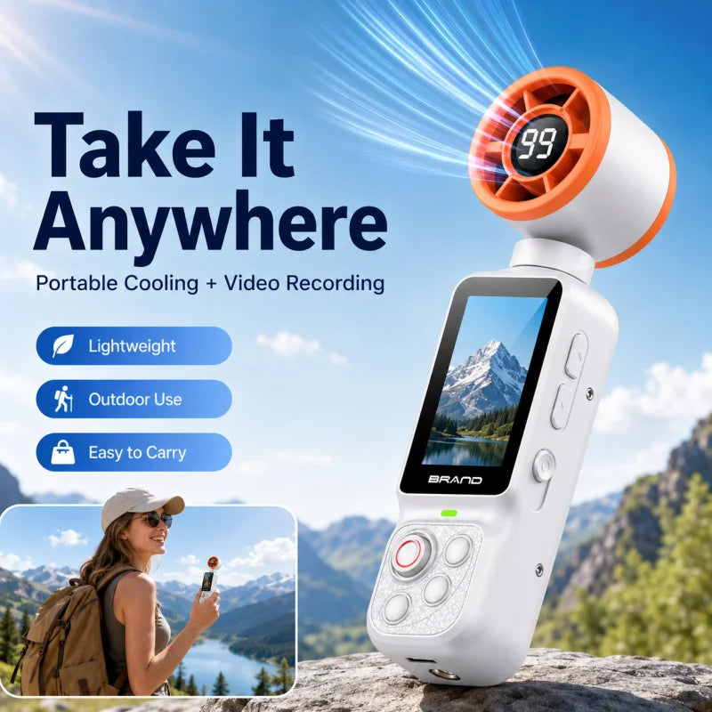 HD Handheld Sports Camera Mini Portable Video Recorder Anti Shake Action Camera for Vlog Audio Recording Students