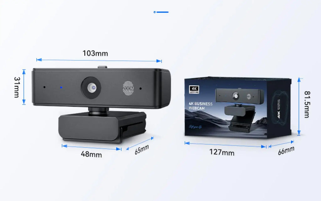 QHD 4K 5MP 60Fps Smooth Video Camera 8x Zoom USB Webcam Intercom HD Digital Camera For Online Teaching Conference Live Broadcast