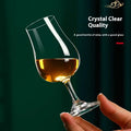 125ML Whiskey Crystal Glass Family Banquet Wine Cup Luxury Brandy Wine Glass Thick Bottom Glass Bar Party Wine Set