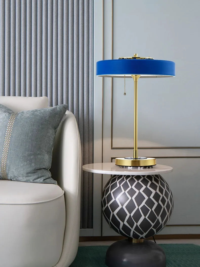 Nordic Novelty Table Lamp Modern Luxury Desk Light with E27 Bulb for Bedroom Bedside