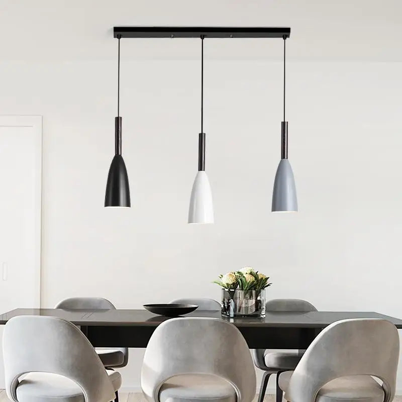Modern Living Room 3 Head Lighting Nordic Minimalist Pendant Light Over Dining Table Kitchen Island Bedroom Decor Light Fixtures