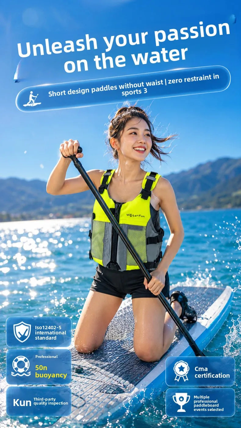 WaterFun SUP Paddleboard Kayak Life Jacket High Buoyancy Water Sports Safety Vest