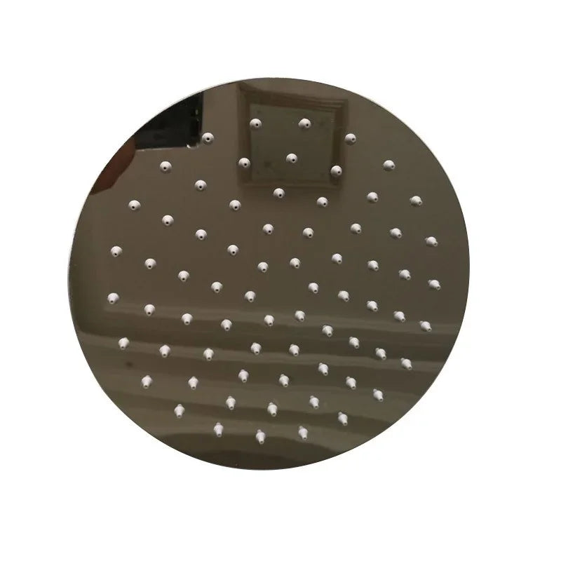 1 Pcs 8-inch 304 Stainless Steel Showerhead Top Showerhead Pressurized Shower Head Bathroom Showerhead Shower Head Single Head