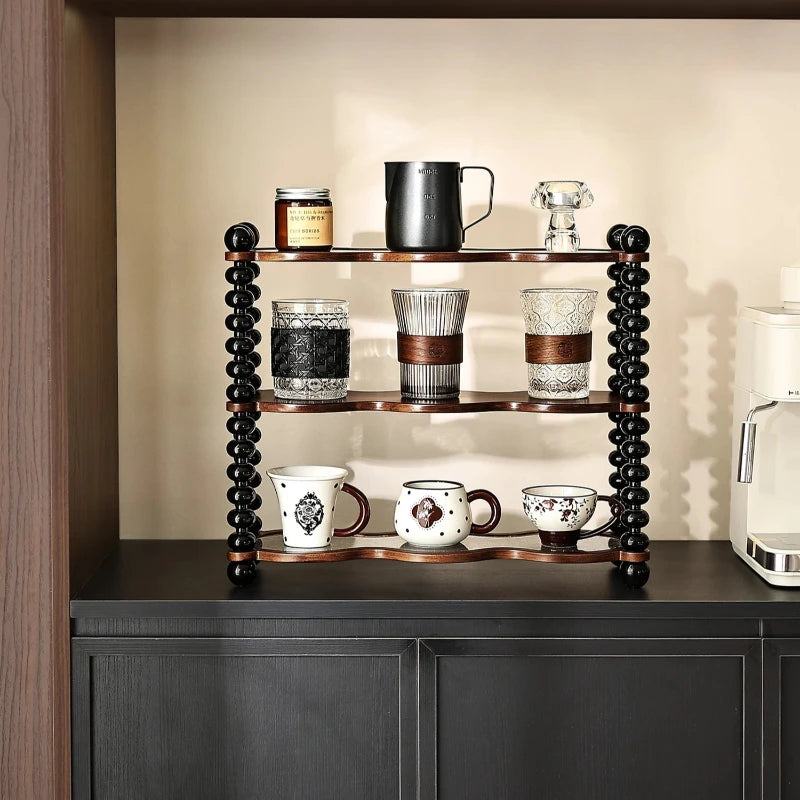 Storage Kitchen Shelf Perfume Trinket Candy Display Stands Spice Glasses Organizador Cocina Household Items Clearance
