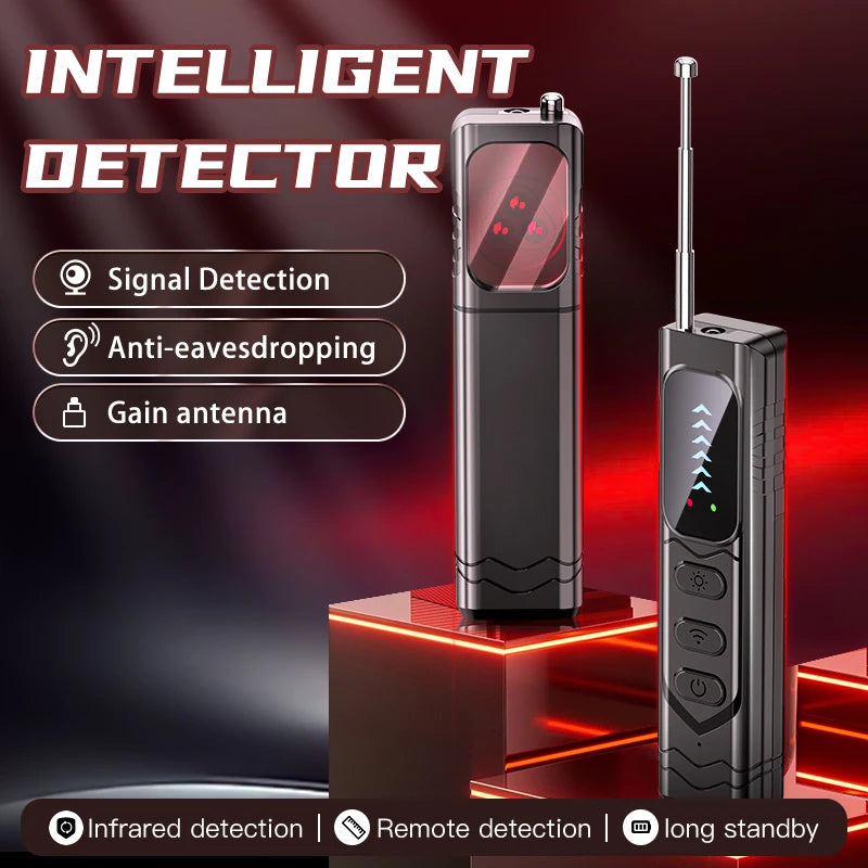 Smart Camera Detector, Anti-Eavesading, Anti-Stealing, Anti-Tracking, Very Suitable for Meeting Rooms, Families, Hotels, Cars