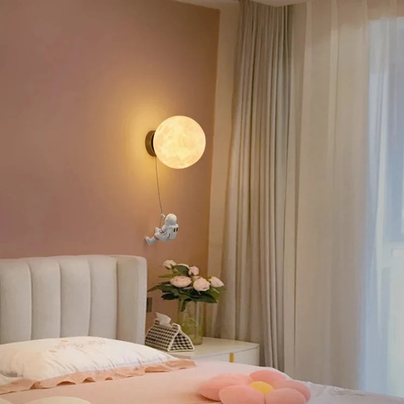 Modern LED Wall Light For Children's Room Aisle Stair Bedroom Bedside Living Room Home Decor Lighting Fixture Wall Sconce Luster