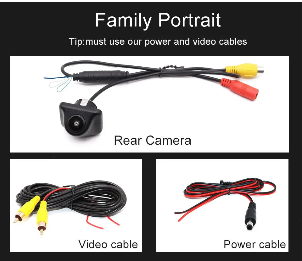 AHD 4K CCD 180 Degree Fisheye Lens Car Rear Side Front View Camera HD Wide Angle Reversing Backup Camera Night Vision Waterproof