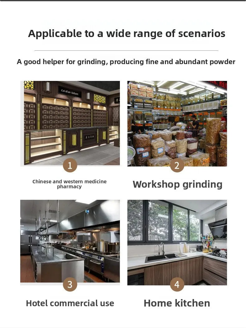 Kitchen Multifunctional 4 Blade Grain Grinder Coffee Chopping Home Electric Coffee Grinder Nut Bean Flavor Blender