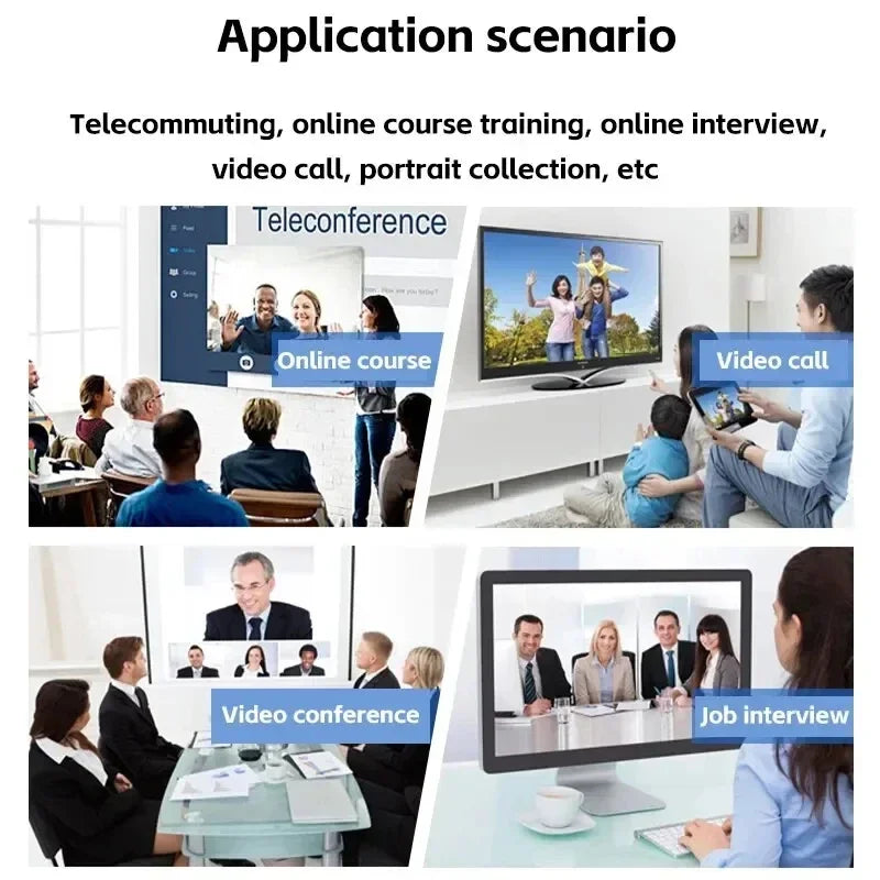 Camera 1080P HD Computer USB Camera With Built In Microphone For Work Tripod Network Web Camera