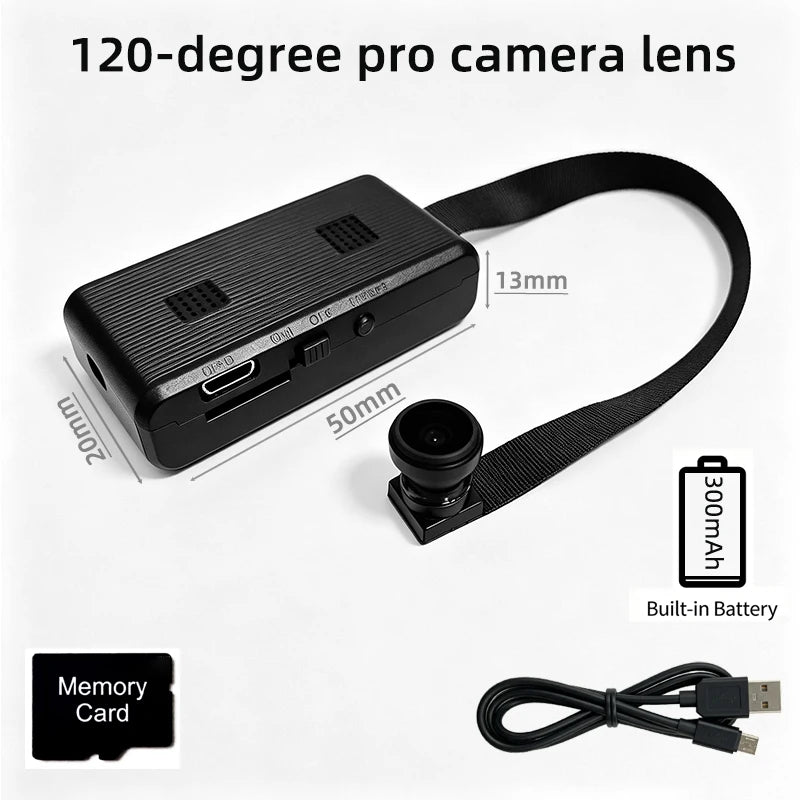 4K HD Mini WiFi Camera - Remote Viewing Motion Detection DIY Home Nanny Style Surveillance Cam