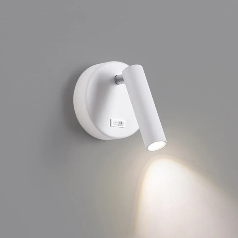 Switch Wall Lamp Modern LED Wall Light Simplicity Spotlights Indoor Lighting Room Decor For Living Room Bedroom Bedside Sconces