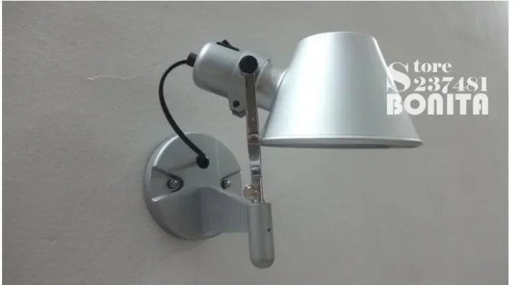 Modern Simple Modern Foldable Wall Lights Long Swing Arm Adjustable Aluminum Sconces Lamps Telescopic Wall Lights For Bedroom
