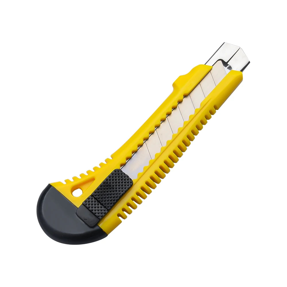 Trimming Knife 18mm Blade Retractable with Lock Back Box Cutter Opener School Office Student DIY Stationery Tool Utility Knifes