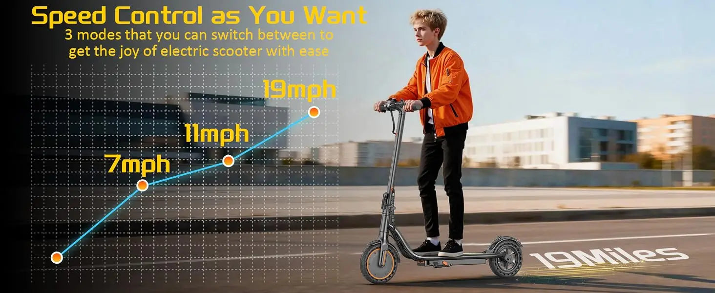 Sigravy Electric Scooter for Kids,Teens,Teenager, Students, Foldable Commuter E Scooter for Teens, 350W Motor, 19 MPH, Up to 26 Miles Range, 8.5" Solid Tires, Cruise Control, 19MPH Max Speed, LED Display,APP Control
