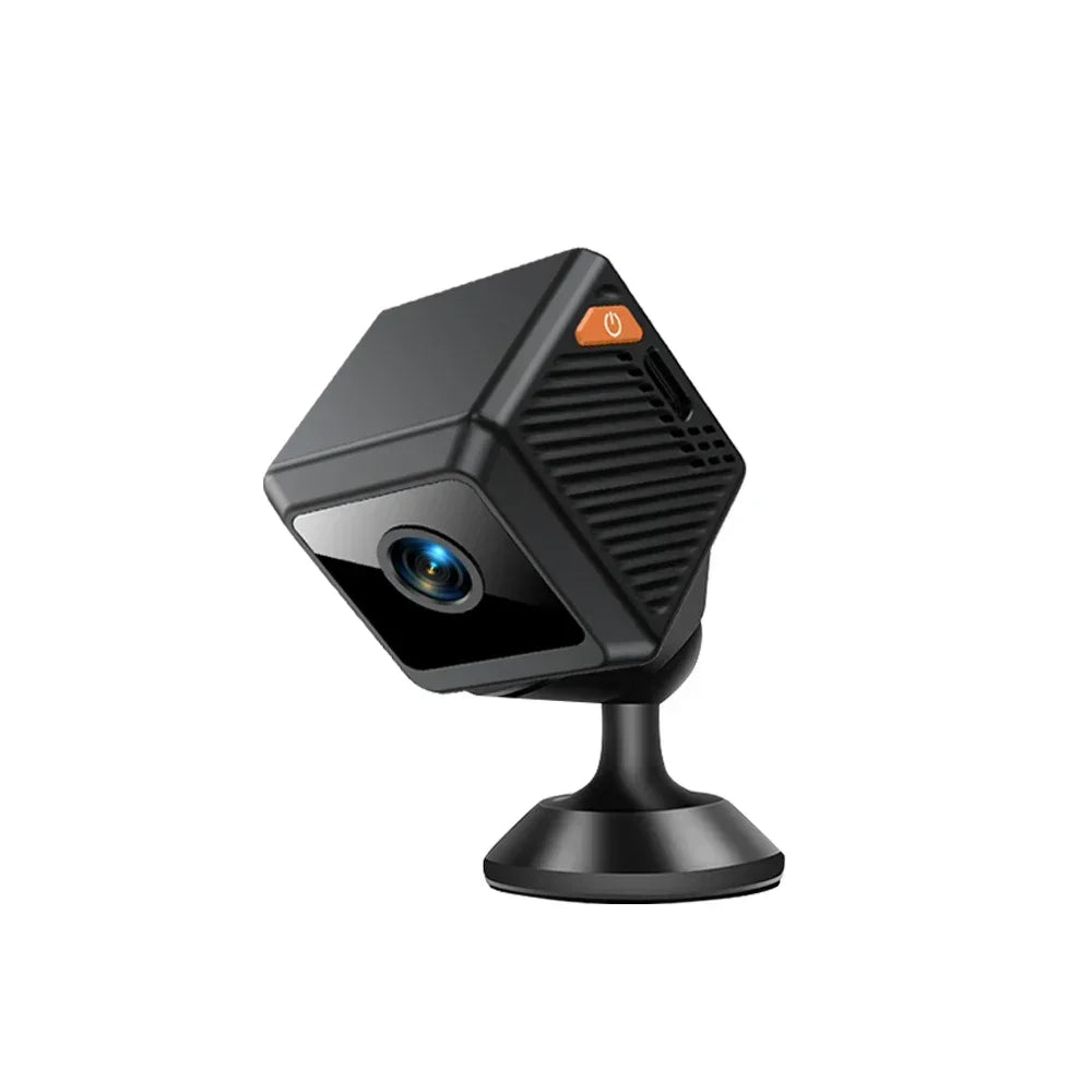 W02 Mini Security Camera 1080P HD, 140° Wide Angle, Bluetooth Pairing, 600mAh Battery, IR Night Vision 5M, Motion Alerts, Cloud/