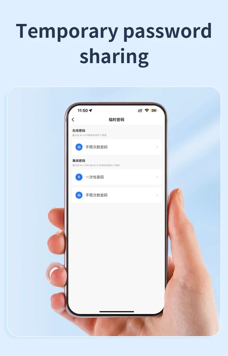 Tuya WiFi APP Double-Sided Fingerprint Smart Lock Waterproof Gate Iron Door RFID Digital Face Recognition Lock Video Intercom