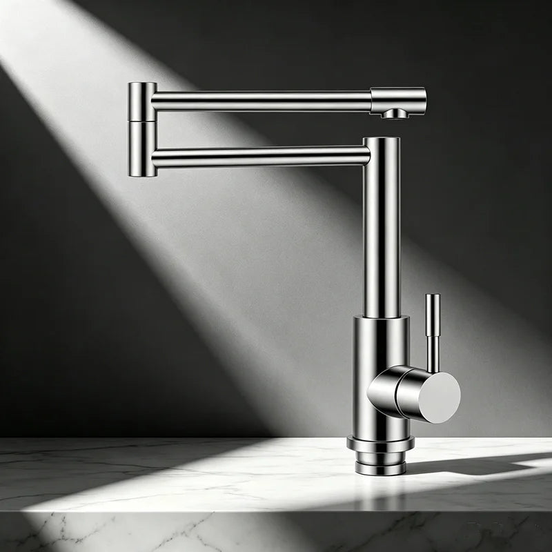 Foldable Kitchen Faucet Pot Filler Faucet Telescopic Cold And Hot Water Mixing Faucet Rotating Sink Faucet Tap