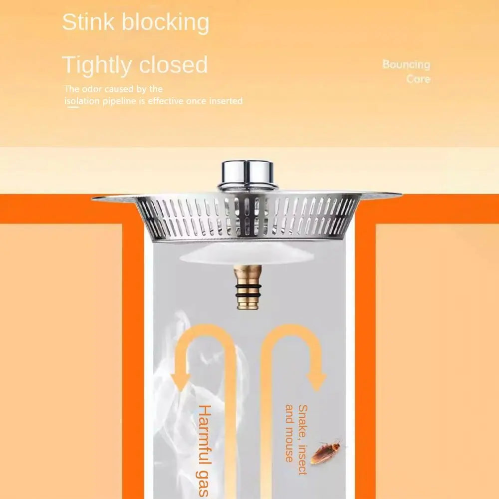 Kitchen Sink Strainer Anti Clog Anti-blocking Drain Filter Floor Drain Plug Mesh Trap Food Waste Catcher Food Catcher Tools