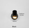 5W Wall Lamp Black/White Modern Aisle Wall Light Adjustable For Bedside Bedroom Lights Corridor sconce AC110-240VGU10 LED Switch