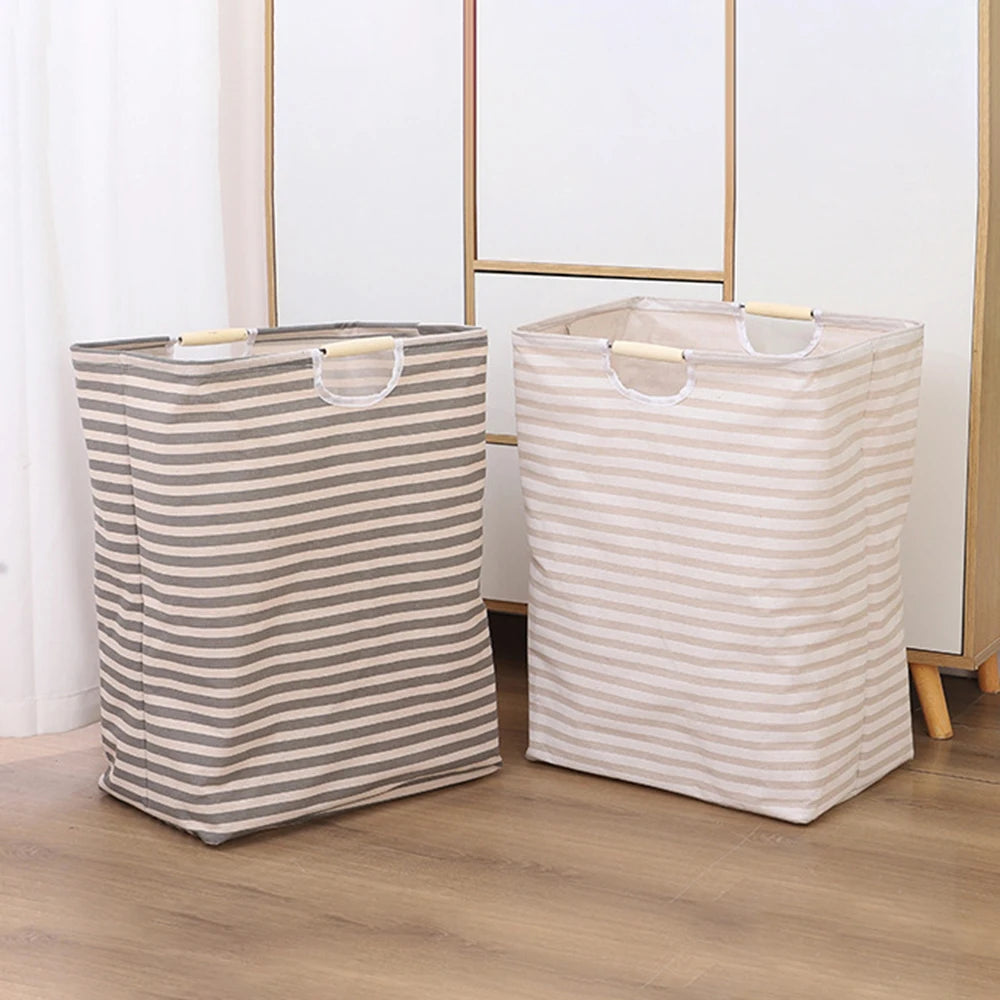 Large Capacity Laundry Storage Dirty Clothes Storage Basket with Handle Hamper Collapsible Laundry Basket Bathroom Accessories