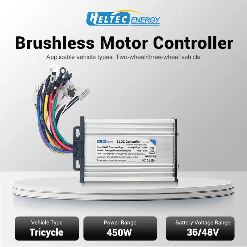 Electric Bicycle Accessories 36 48 60V Electric Bike 350-1000W Brushless DC Motor Controller For Electric Bicycle E-bike Scooter