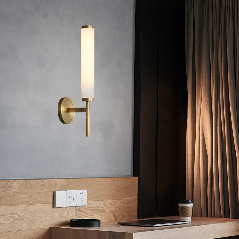 LED Interior Wall Lights Sconces Copper Room Decoration Wall Night Lamp Indoor Fixture Bedroom Home Dining Table Light Lustre