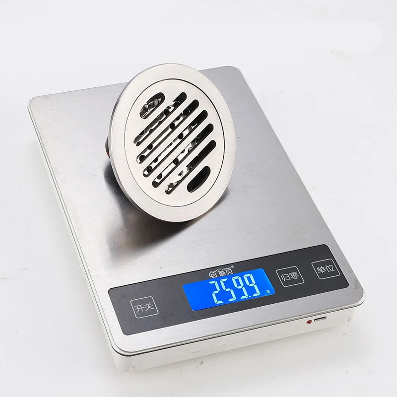 304 Stainless Steel Round Floor Drains Deodorant Drainer Shower Strainer Cover Bathroom Accessories Silver