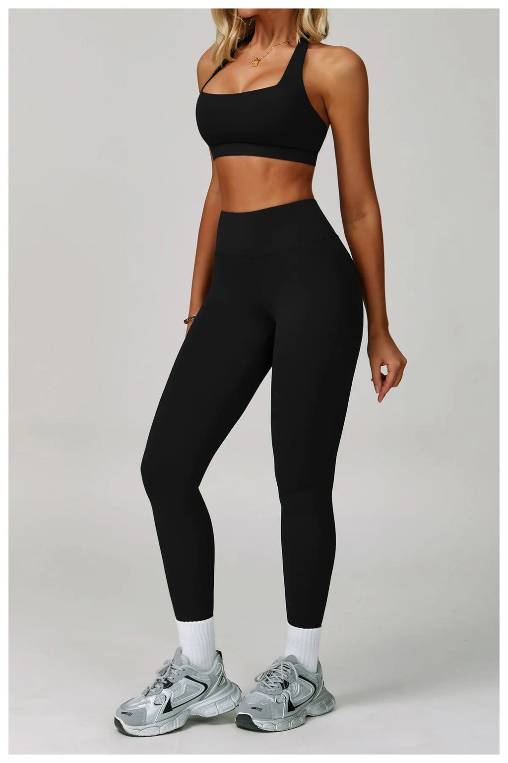 Women's Tracksuit 2 Piece Set Fitness Clothes Yoga Sets Sportswear Workout Bra High Waist Leggings Set Gym Clothing Sports Suits