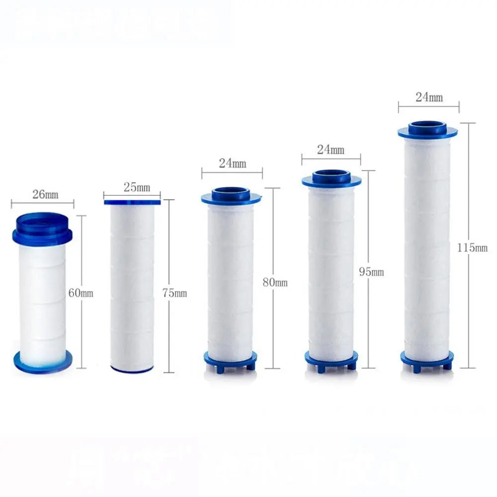 5Pcs Shower Head Replacement for Most Hand Held Bath Sprayer PP Cotton Filter Cartridge Water Purification Bathroom Accessory