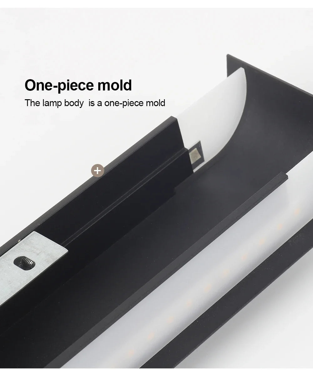 Modern Led Wall Lamp Sconce Light Decor Living Room Bedroom Indoor Wall Light For Home Brushed Aluminum Wall lighting Fixture