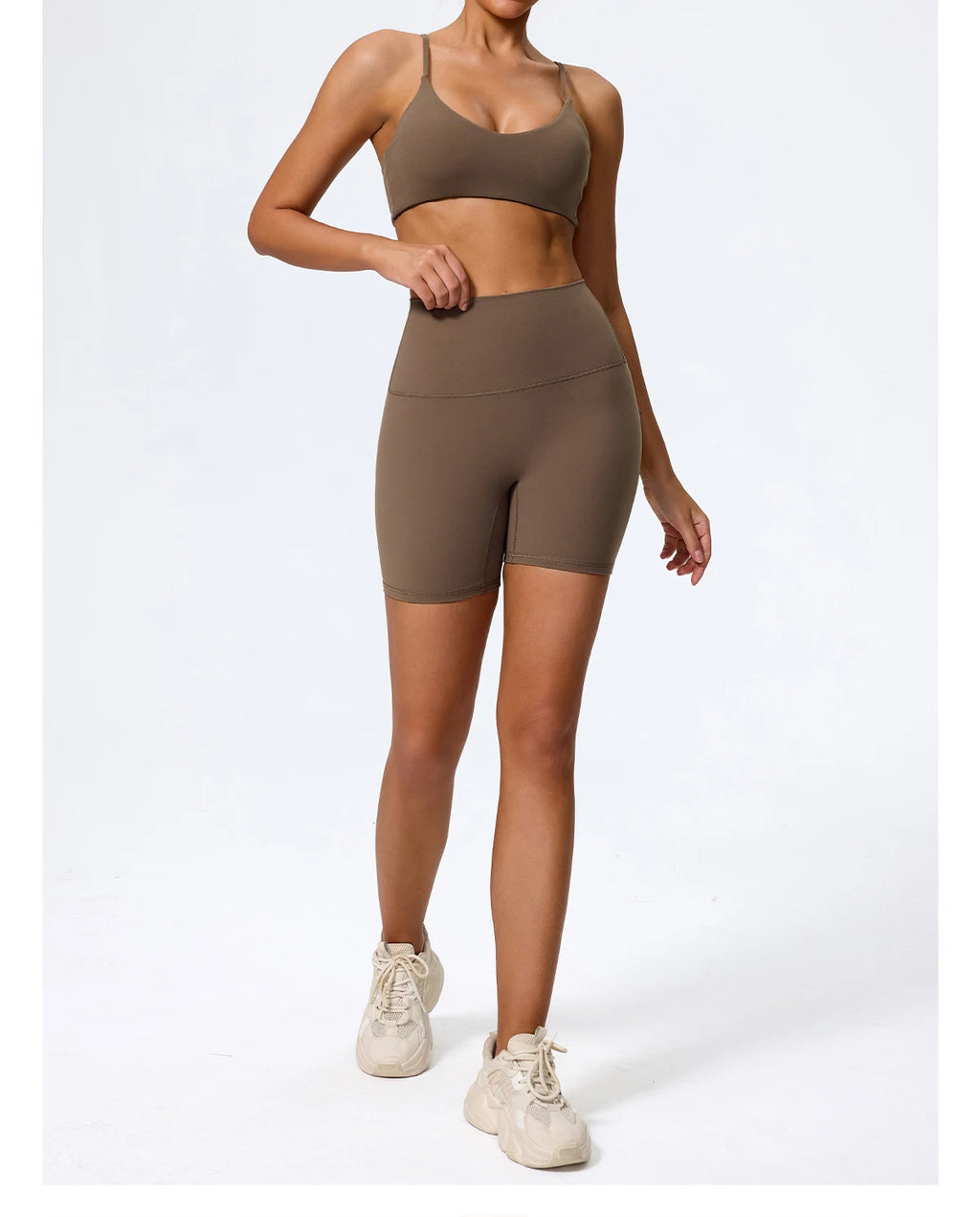 Ctenkevet Summer Women 2Pcs Sleeveless Sports Set Female Gym Two-piece Yoga Set High Waist Breathable legging Sportswear Women