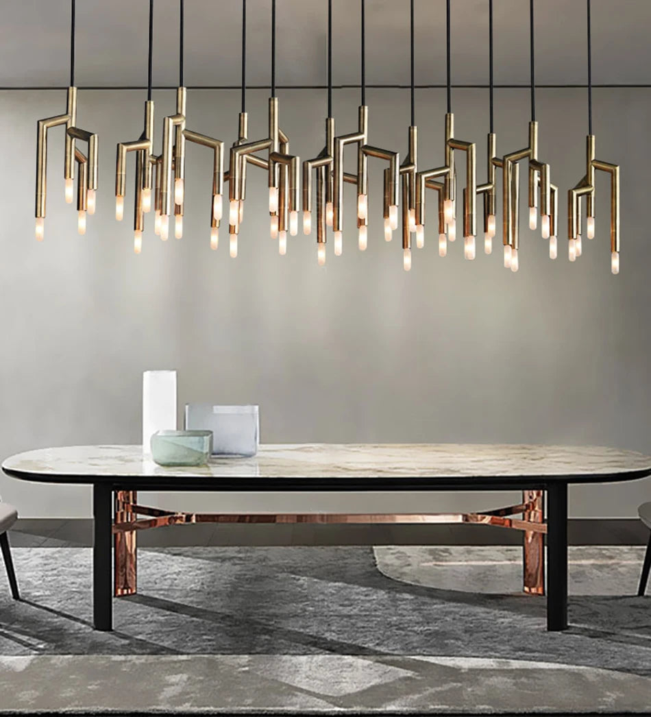 Modern Light Villa  Tree Branch Staircase Chandelier Lighting,Luxury Designer Restaurant Light in the Bedroom Home Decor