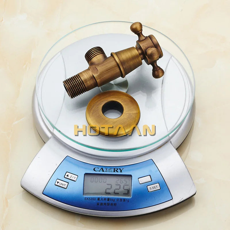 . Antique Brass Triangle Valve Water Control Valve Bathroom Tap Water Valve 1/2*1/2 Brass Angle valves ,YT-5182
