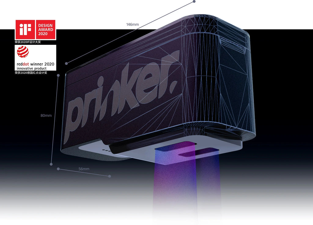 Prinker S Tattoo Printer Handheld Colour Printer Full Colour Inkjet Printer