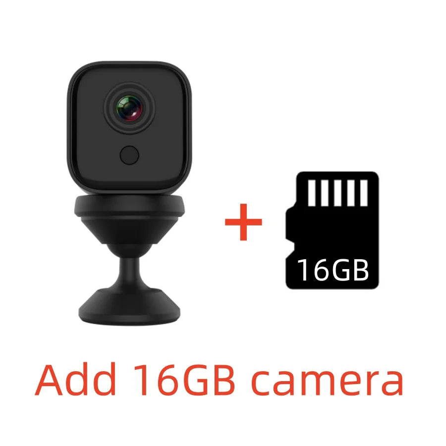 WIFI Mini Camera PIR Human Body Detection Monitoring Security Camera Wireless Monitoring Camera HD 1080P Monitoring Smart Home