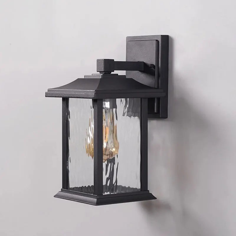 Outdoor Retro Waterproof Wall Lamps for Villa Corridor Garden Aluminum Exterior Wall Garden Walkway Decor Lighting