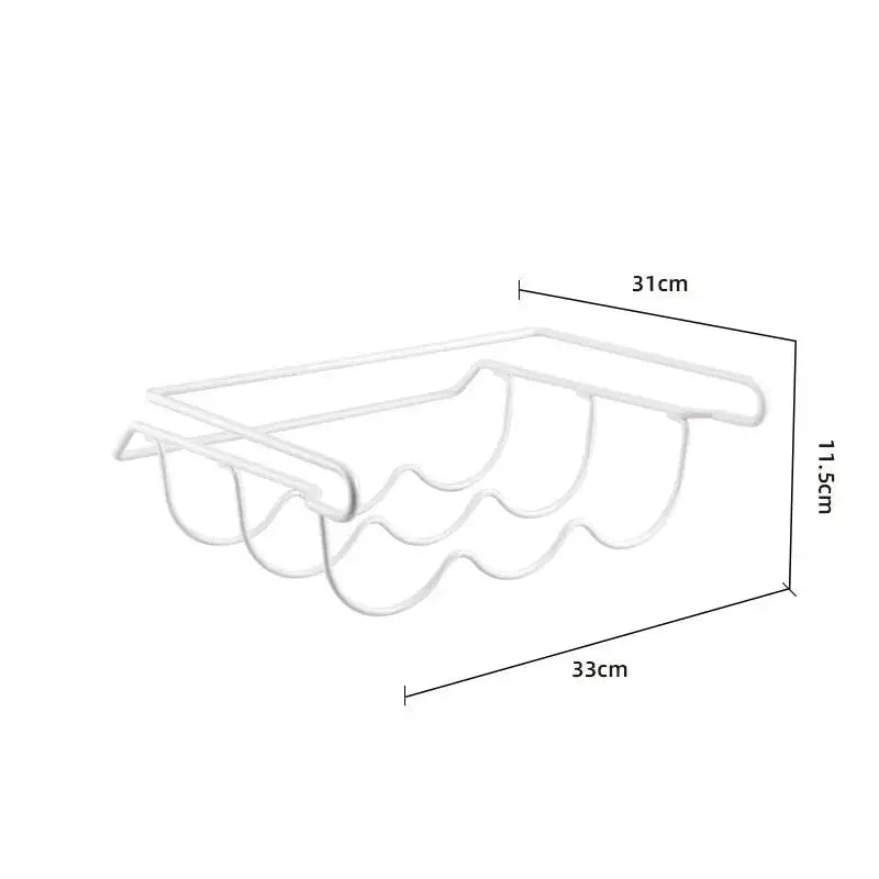 Kitchen Supplies Refrigerator Organizer Rack Inside Shelf Beer Wine Bottle Holder Rack Kitchen Storage Shelves Accessories Tools