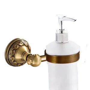 . Antique Brass Aluminium Bathroom Accessories Set,Robe hook,Paper Holder,Towel Bar,Soap Basket,Bathroom Fitting