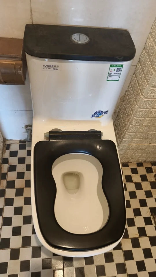 Thick Black Toilet Seat Cover Universal Soft Quiet Bidet Cover for U/V Toilet Durable Bathroom Accessories Home Toilet Parts
