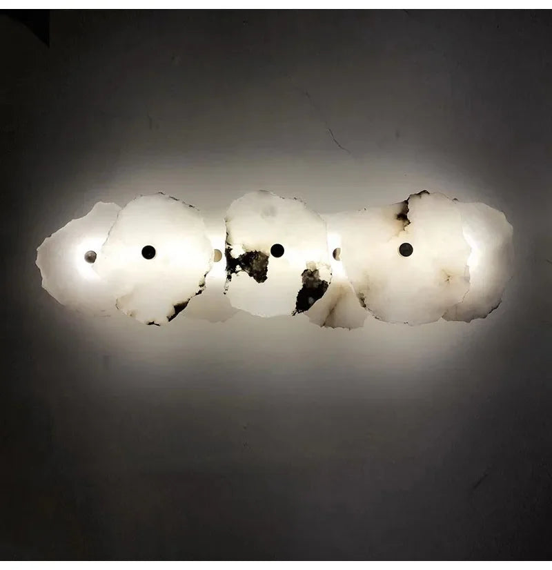 Modern Light Luxury Marble Wall Lamp Bedroom Bedside Tv Background Aisle Corridor Lighting