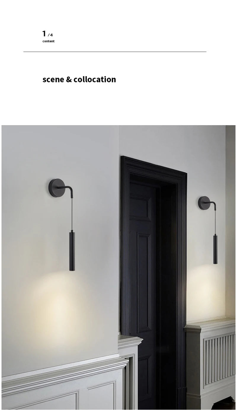 Modern Wall Lamp LED Wall Light Simplicity Spotlights Wall Sconces Indoor Lighting Room Decor For Bedroom Living Room Bedside